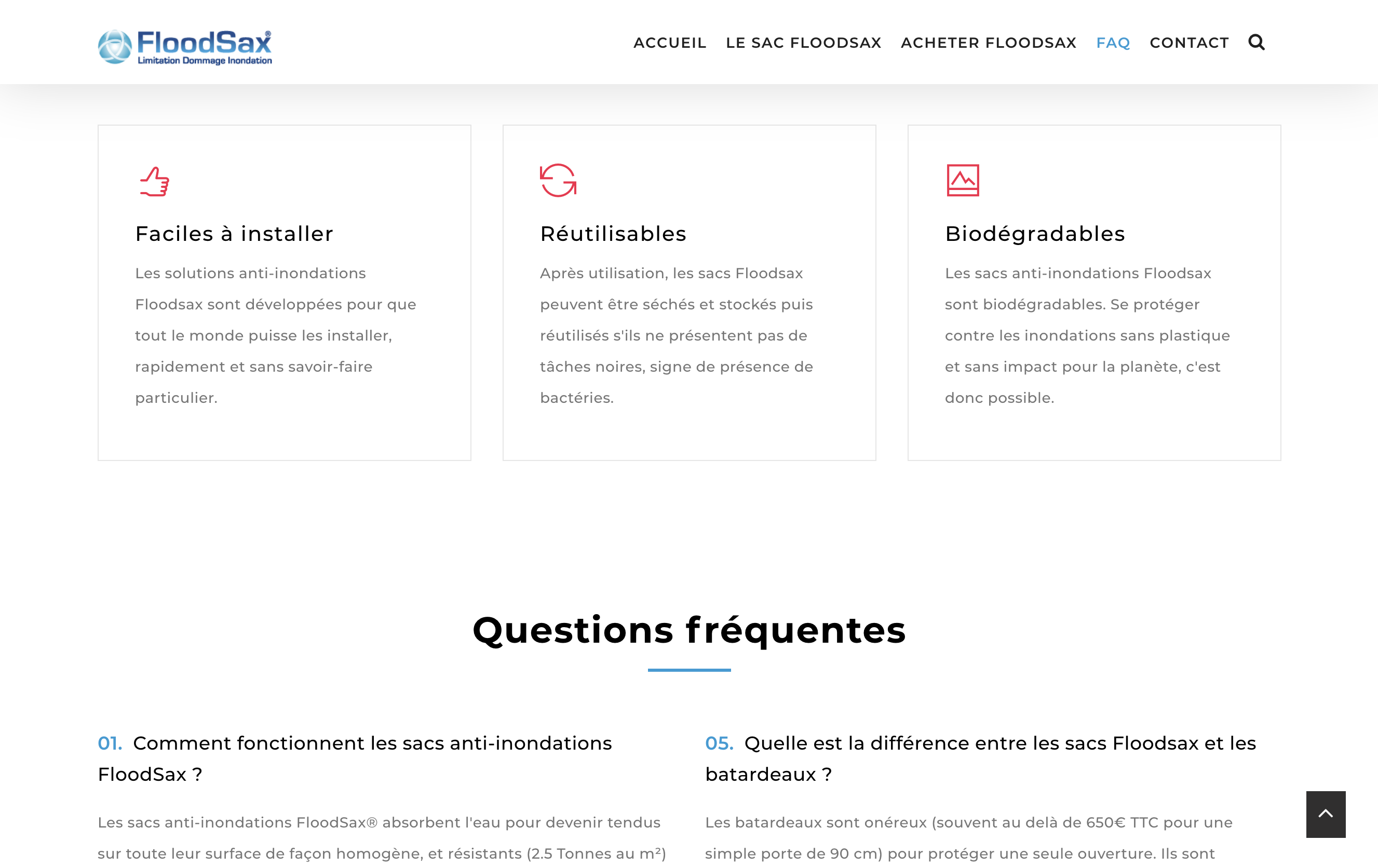 LastShore takes care of Floodsax website